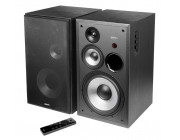 Edifier R2850DB (Bluetooth) Black, 2.0/ RMS 150W (2x68W), Qualcomm aptX, Three-amping, Hi-Fi, Audio in: Bluetooth V5.1, two digital (Optical, Coaxial) & two analog (RCA), remote control, wooden, (6.5-+4-+3/4-)